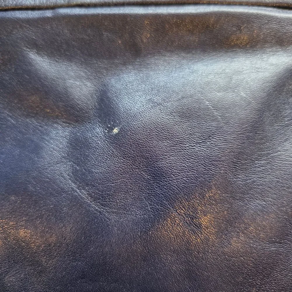 Giani Bernini Navy Leather Clutch